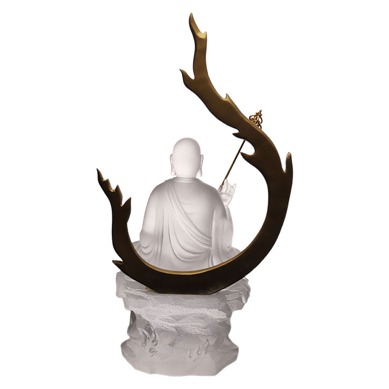 Ksitigarbha Bodhisattva glasstatue