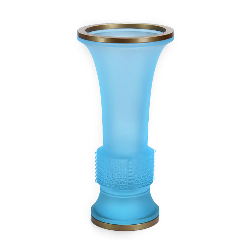 Lyseblå Ruyi-serie Buddhistiske alteroffersæt af glas