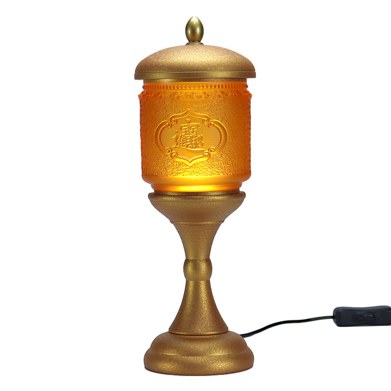 Glasoffer til det buddhistiske tempel for at bringe rigdom og skatte