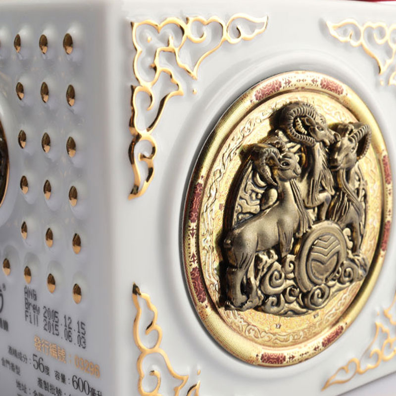 Kinesisk stjernetegn Dyreformer Cap Krystalglas vinflaskesæt