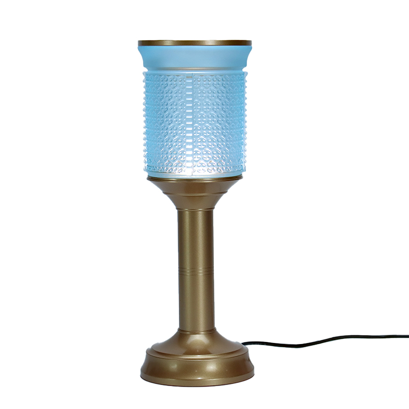 Lyseblå Ruyi-serie Buddhistiske alteroffersæt af glas