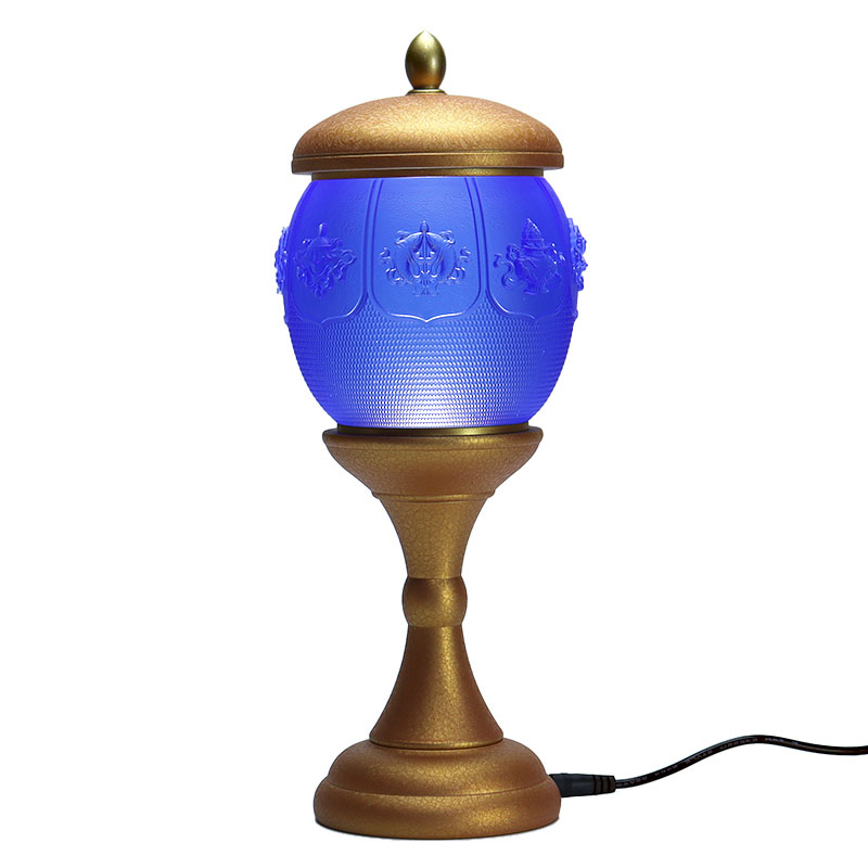 Otte Treasures Lotus-serien buddhistiske alter krystalglas tilbud sæt