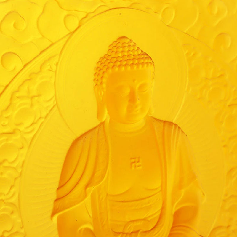 Amitabha Buddha Liuli dekorativ mursten
