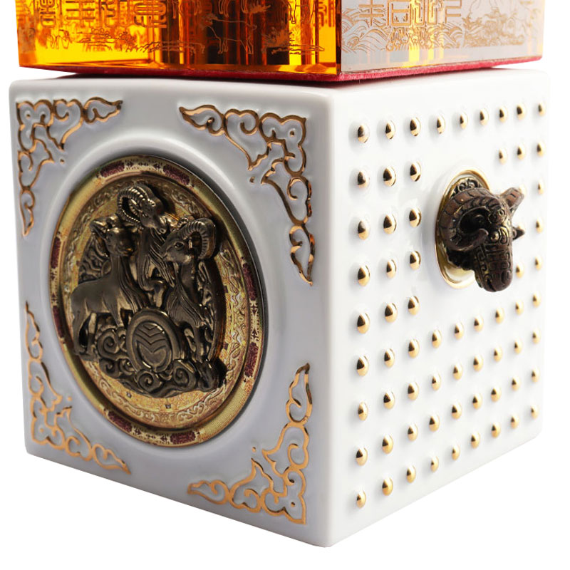 Kinesisk stjernetegn Dyreformer Cap Krystalglas vinflaskesæt