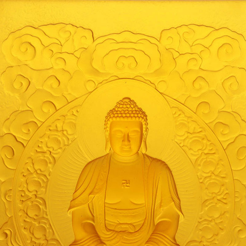 Amitabha Buddha Liuli dekorativ mursten