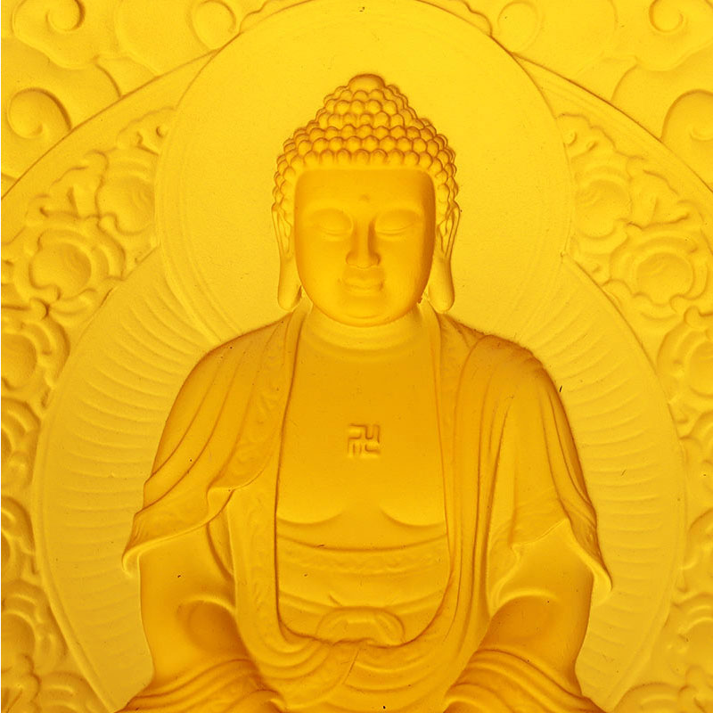Amitabha Buddha Liuli dekorativ mursten
