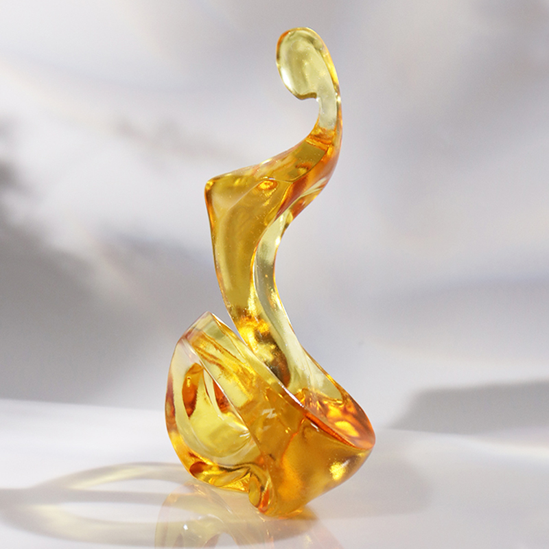 Glas abstrakt Tethys figur kunst ornamenter