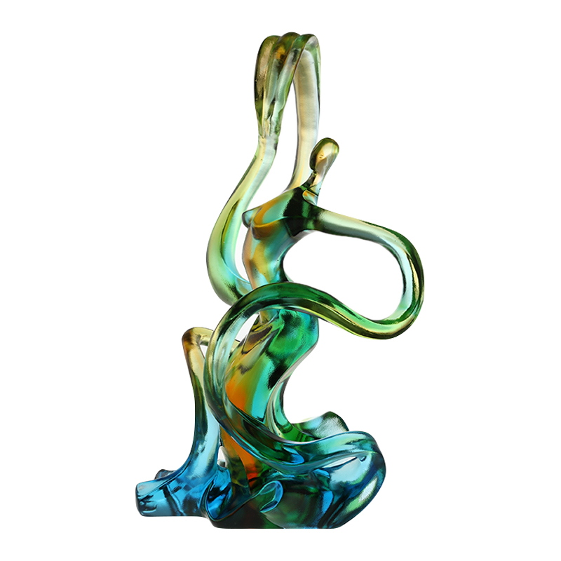 Boligudsmykning farvede glas ornamenter