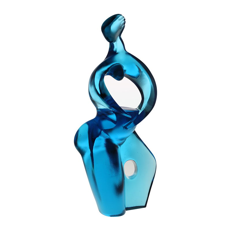 Ren blå Artemis kunstfigur ornamenter