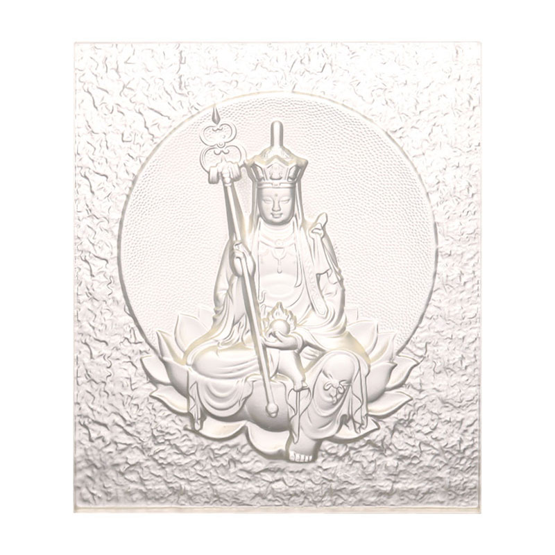 Ksitigarbha Bodhisattva dekorative Liuli-klodser