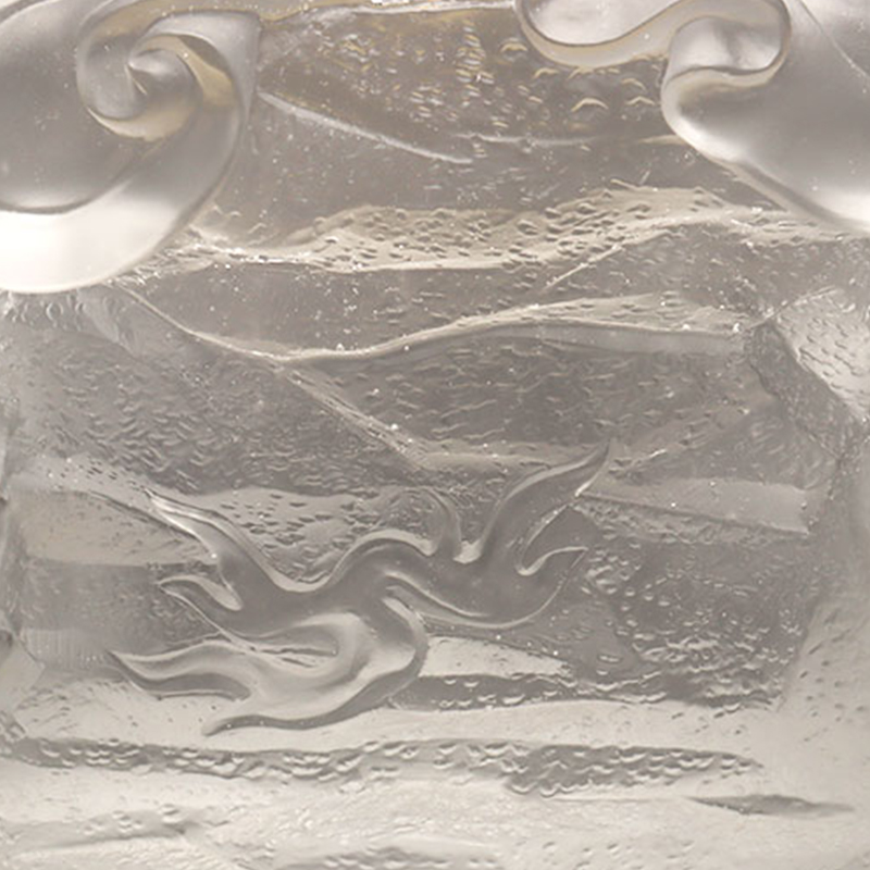 Ksitigarbha Bodhisattva glasstatue