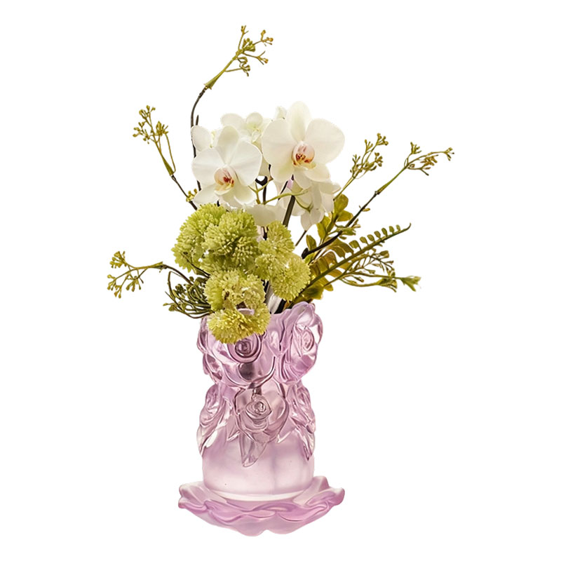 Lost-Wax Støbeproces Glas Home Decor Krystalglasvase 